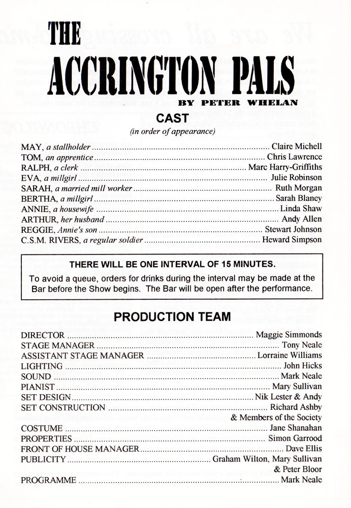 Programme page 2
